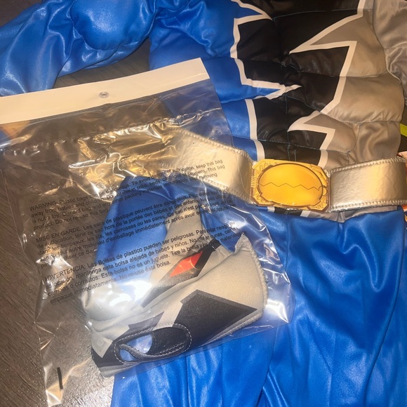 Costumes New Blue Power Rangers Mask And Costume Set Poshmark